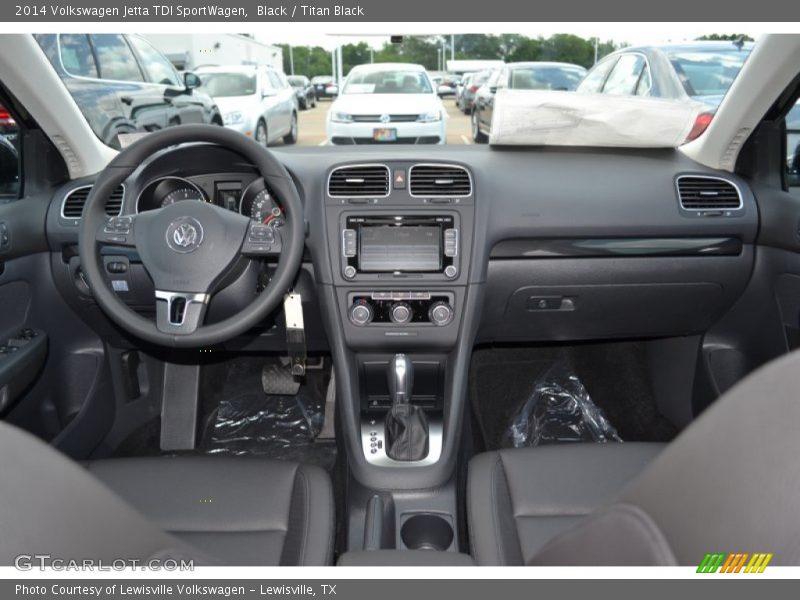 Black / Titan Black 2014 Volkswagen Jetta TDI SportWagen