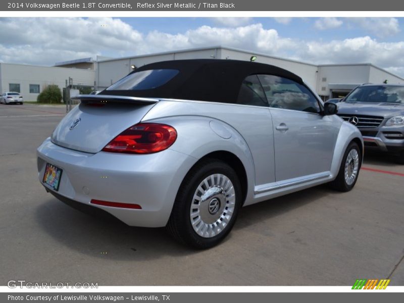Reflex Silver Metallic / Titan Black 2014 Volkswagen Beetle 1.8T Convertible