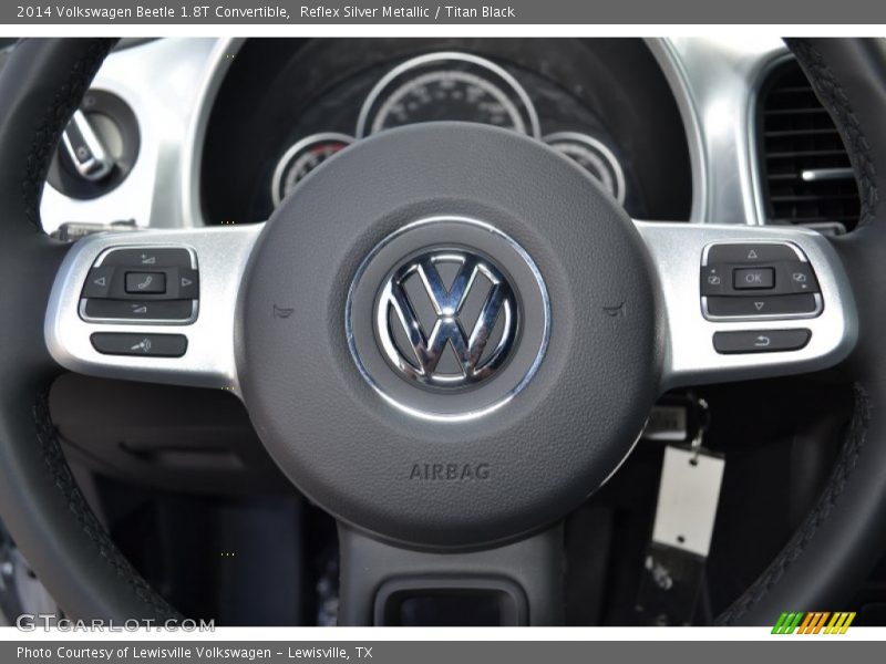 Reflex Silver Metallic / Titan Black 2014 Volkswagen Beetle 1.8T Convertible