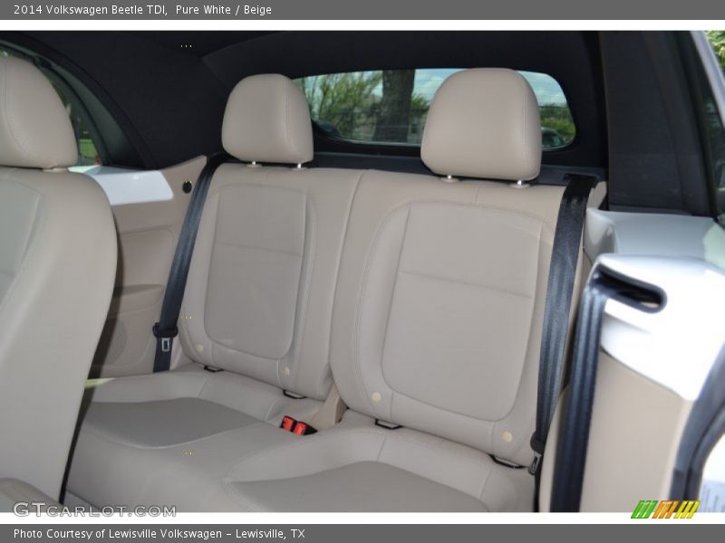 Pure White / Beige 2014 Volkswagen Beetle TDI
