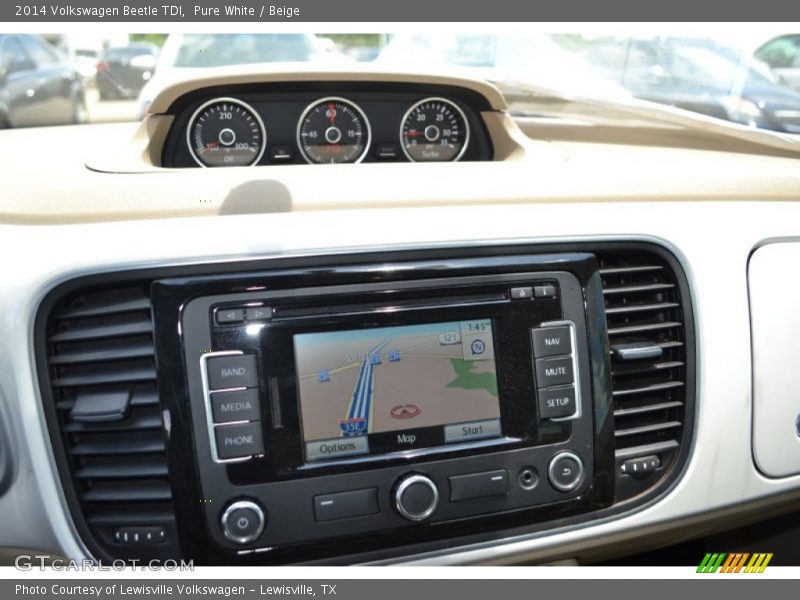 Pure White / Beige 2014 Volkswagen Beetle TDI