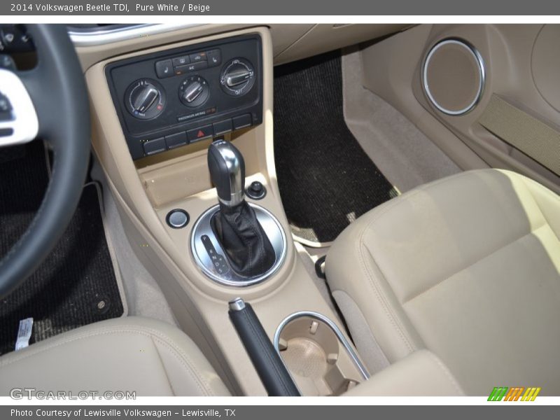 Pure White / Beige 2014 Volkswagen Beetle TDI
