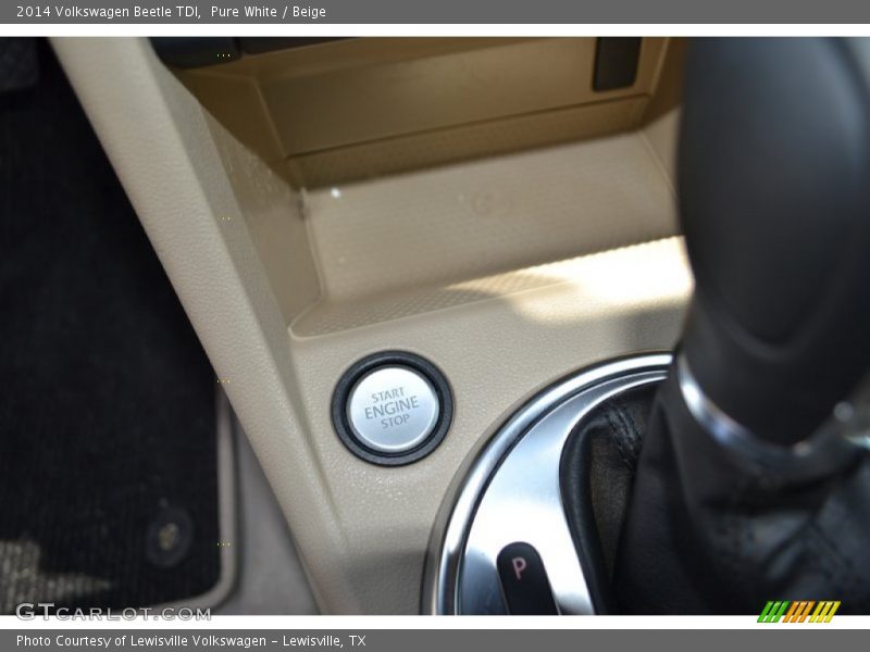 Pure White / Beige 2014 Volkswagen Beetle TDI