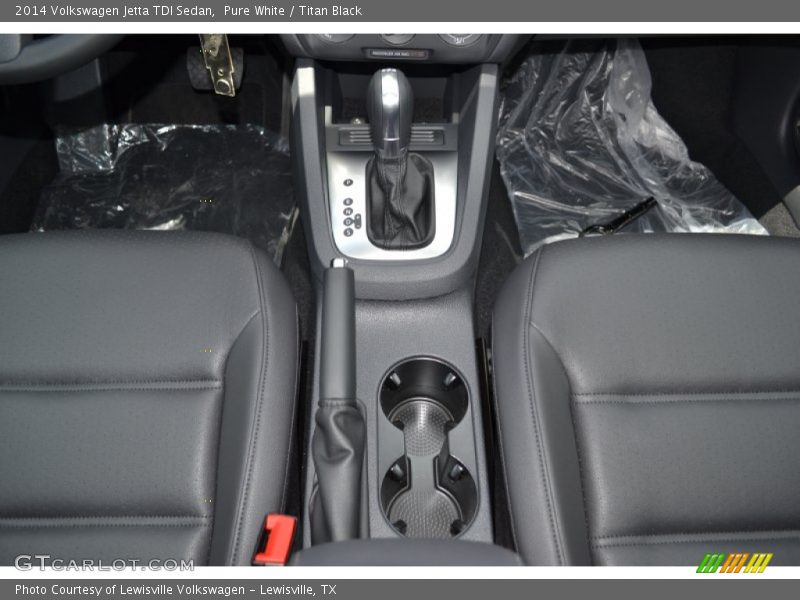 Pure White / Titan Black 2014 Volkswagen Jetta TDI Sedan