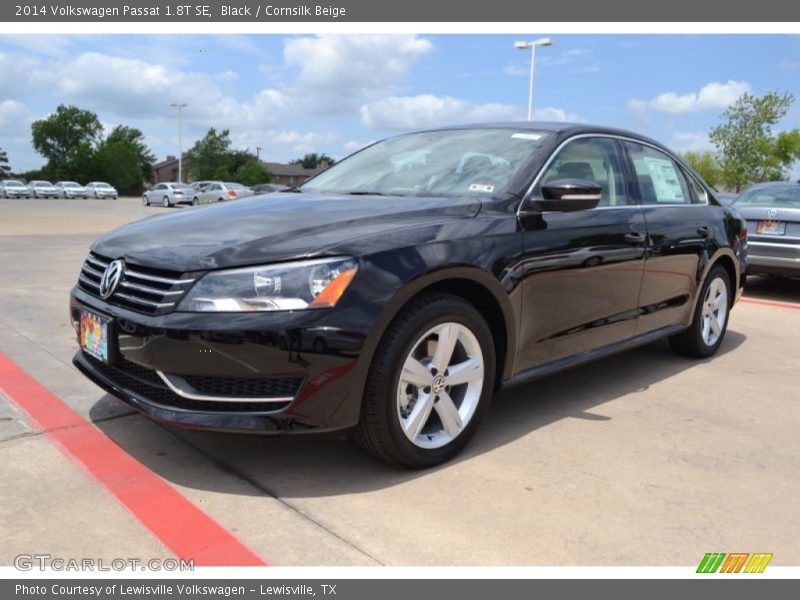 Black / Cornsilk Beige 2014 Volkswagen Passat 1.8T SE