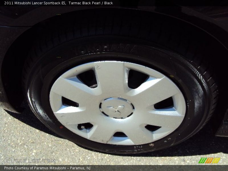 Tarmac Black Pearl / Black 2011 Mitsubishi Lancer Sportback ES