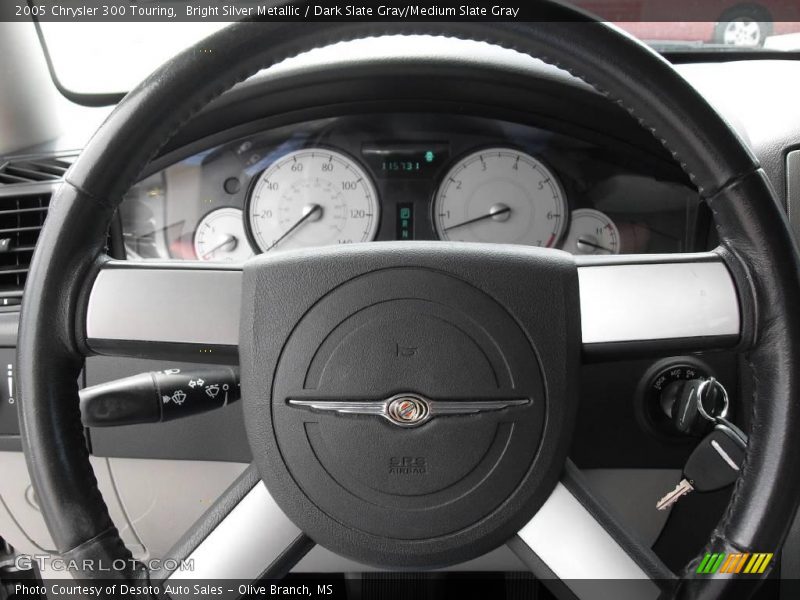 Bright Silver Metallic / Dark Slate Gray/Medium Slate Gray 2005 Chrysler 300 Touring
