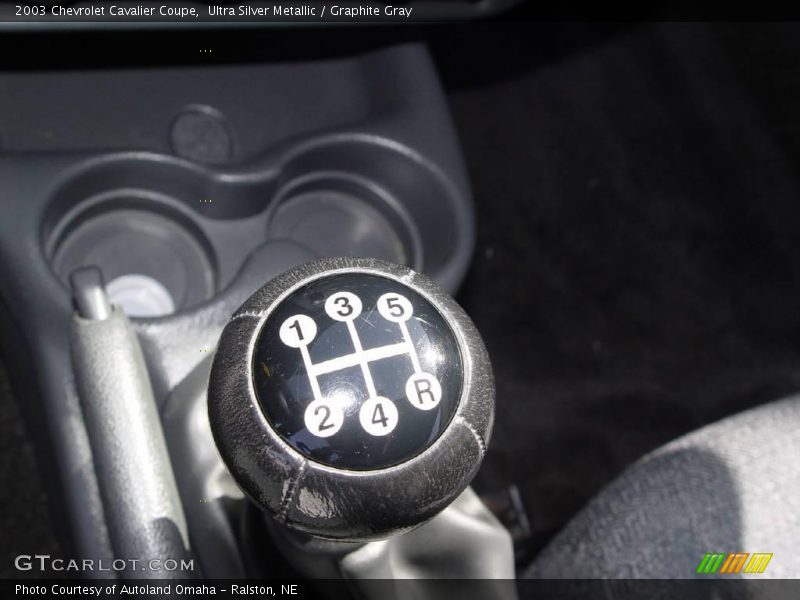 Ultra Silver Metallic / Graphite Gray 2003 Chevrolet Cavalier Coupe