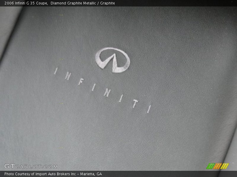Diamond Graphite Metallic / Graphite 2006 Infiniti G 35 Coupe