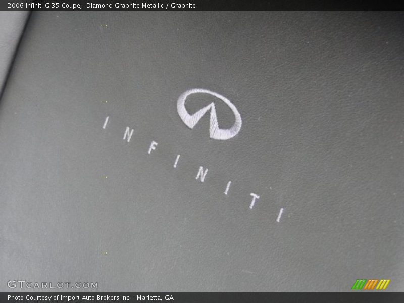 Diamond Graphite Metallic / Graphite 2006 Infiniti G 35 Coupe