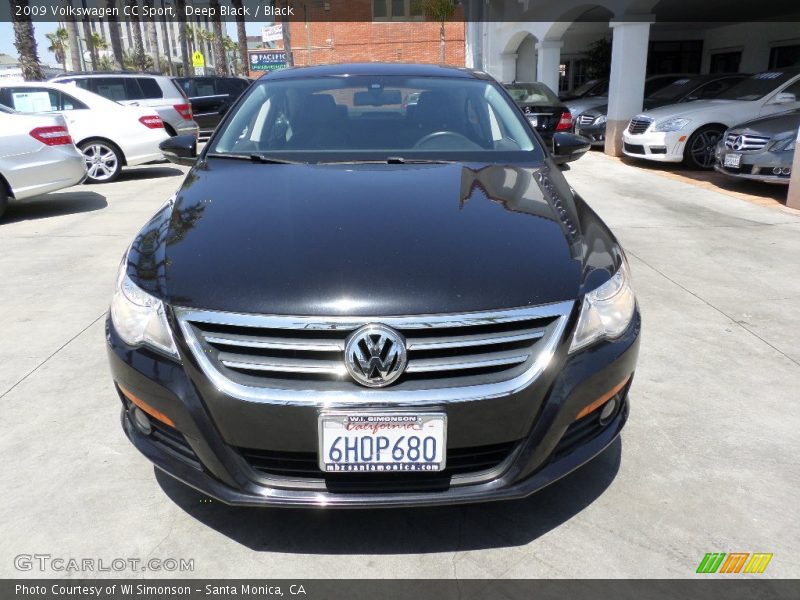 Deep Black / Black 2009 Volkswagen CC Sport