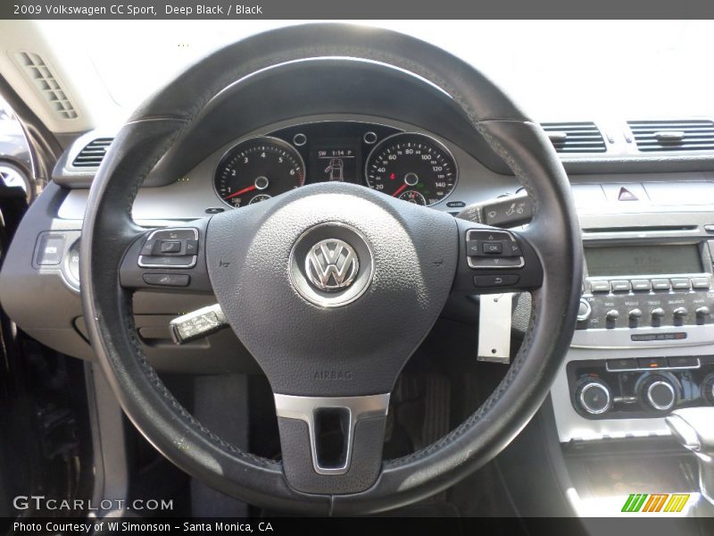 Deep Black / Black 2009 Volkswagen CC Sport