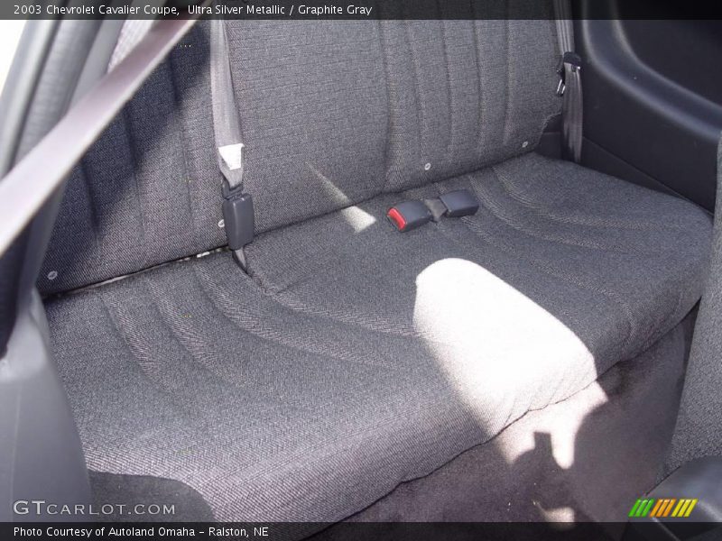 Ultra Silver Metallic / Graphite Gray 2003 Chevrolet Cavalier Coupe