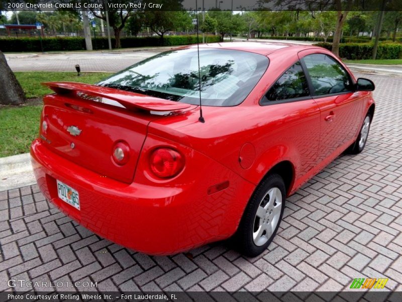 Victory Red / Gray 2006 Chevrolet Cobalt LS Coupe