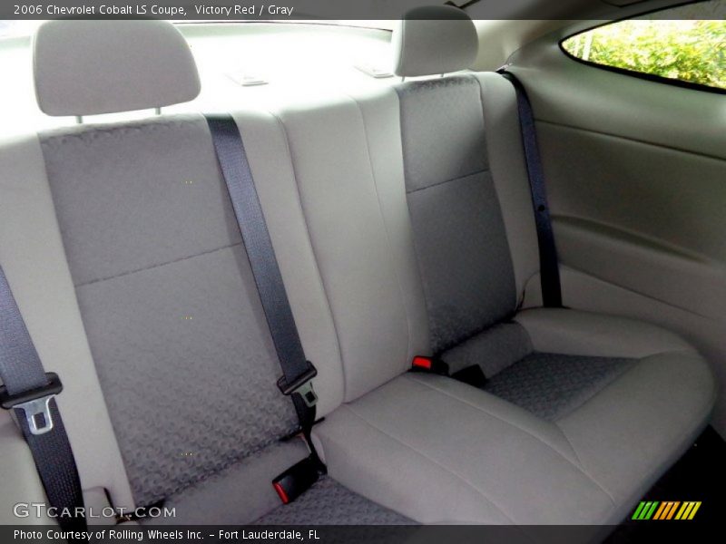 Rear Seat of 2006 Cobalt LS Coupe