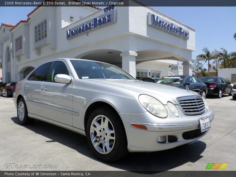Brilliant Silver Metallic / Charcoal 2006 Mercedes-Benz E 350 Sedan