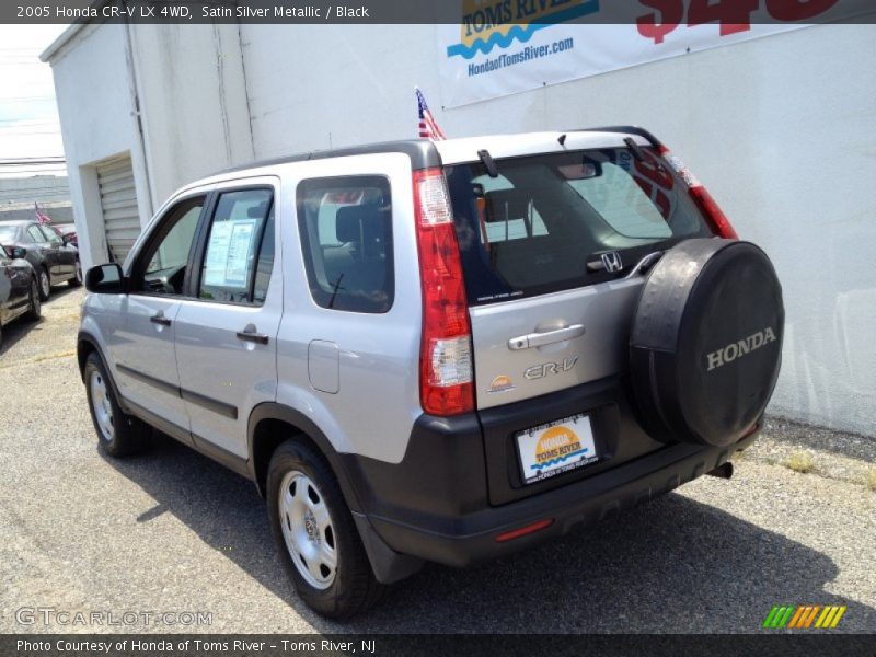 Satin Silver Metallic / Black 2005 Honda CR-V LX 4WD