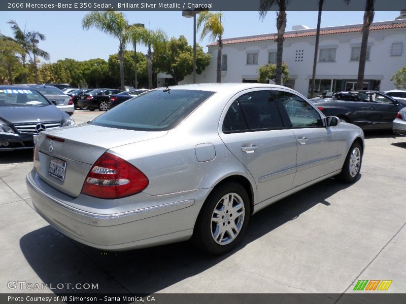 Brilliant Silver Metallic / Charcoal 2006 Mercedes-Benz E 350 Sedan