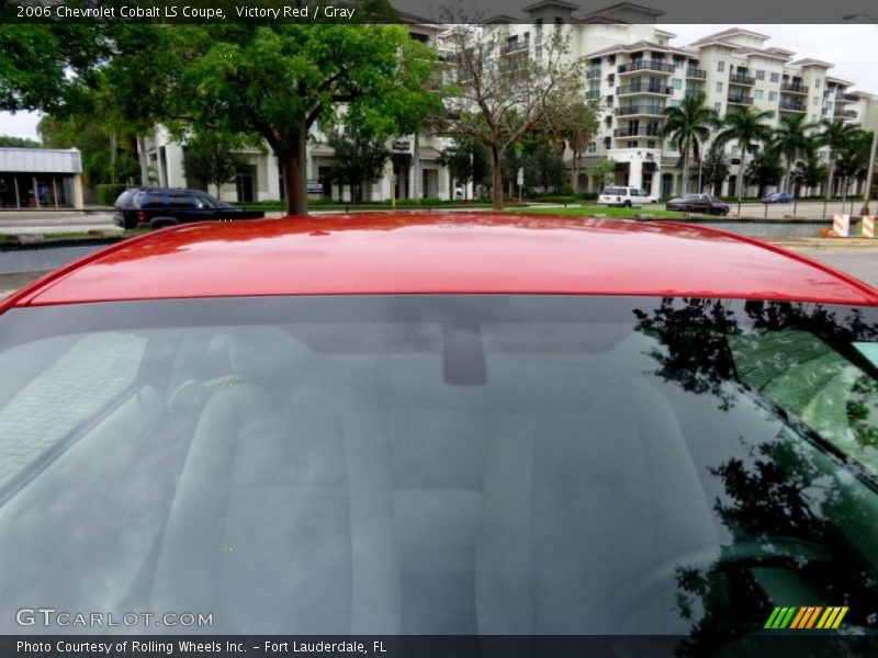 Victory Red / Gray 2006 Chevrolet Cobalt LS Coupe