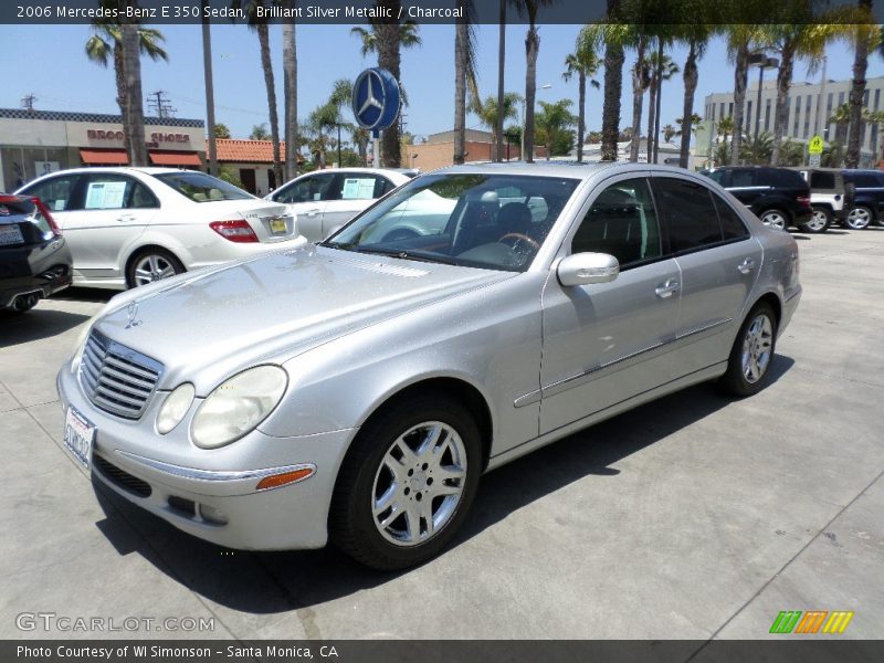 Brilliant Silver Metallic / Charcoal 2006 Mercedes-Benz E 350 Sedan
