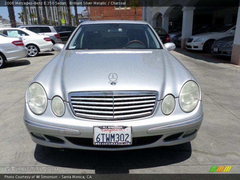 Brilliant Silver Metallic / Charcoal 2006 Mercedes-Benz E 350 Sedan