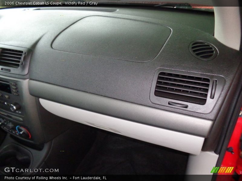 Victory Red / Gray 2006 Chevrolet Cobalt LS Coupe