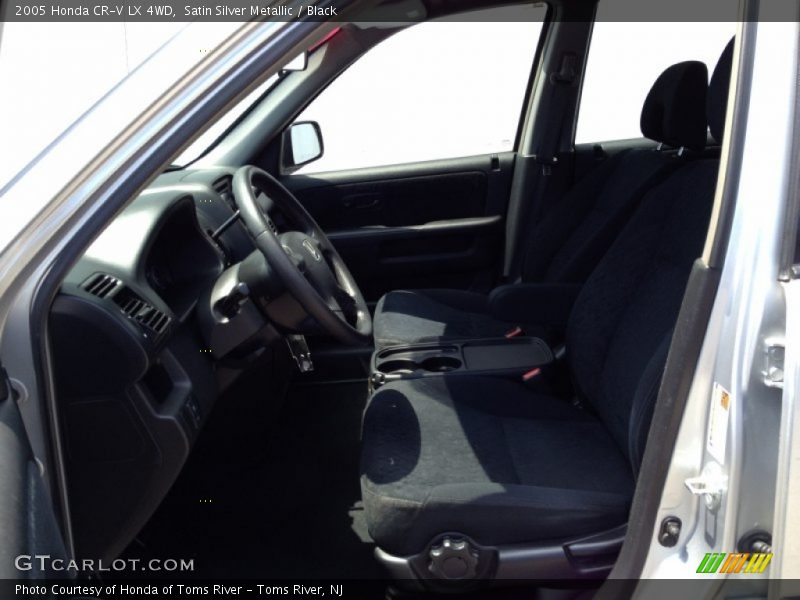 Satin Silver Metallic / Black 2005 Honda CR-V LX 4WD