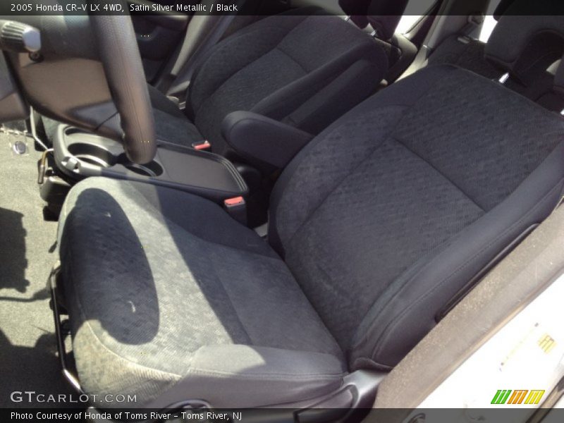 Satin Silver Metallic / Black 2005 Honda CR-V LX 4WD