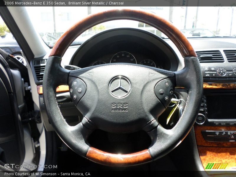 Brilliant Silver Metallic / Charcoal 2006 Mercedes-Benz E 350 Sedan
