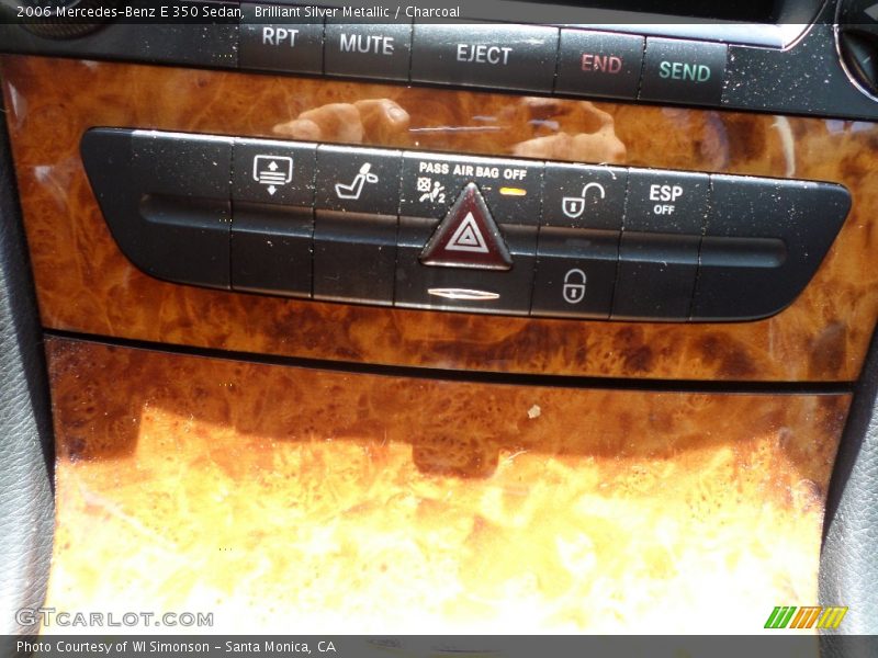 Brilliant Silver Metallic / Charcoal 2006 Mercedes-Benz E 350 Sedan