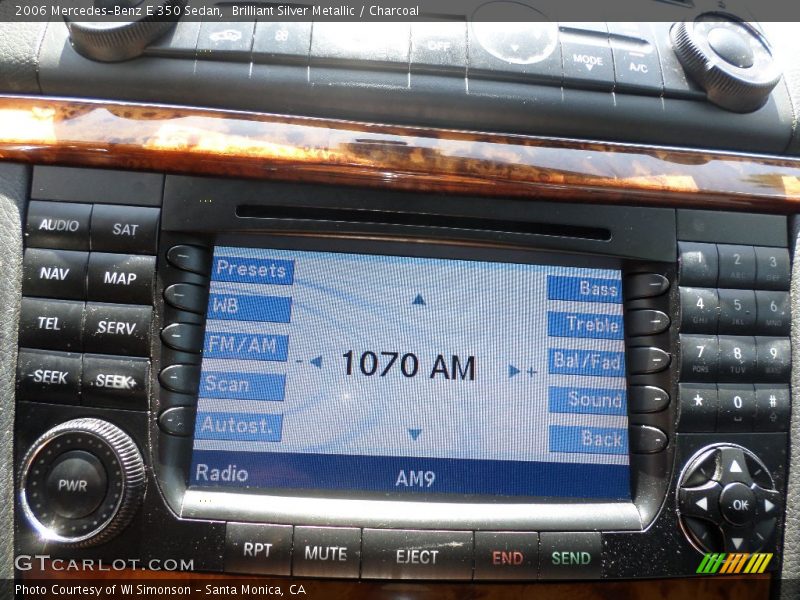 Brilliant Silver Metallic / Charcoal 2006 Mercedes-Benz E 350 Sedan