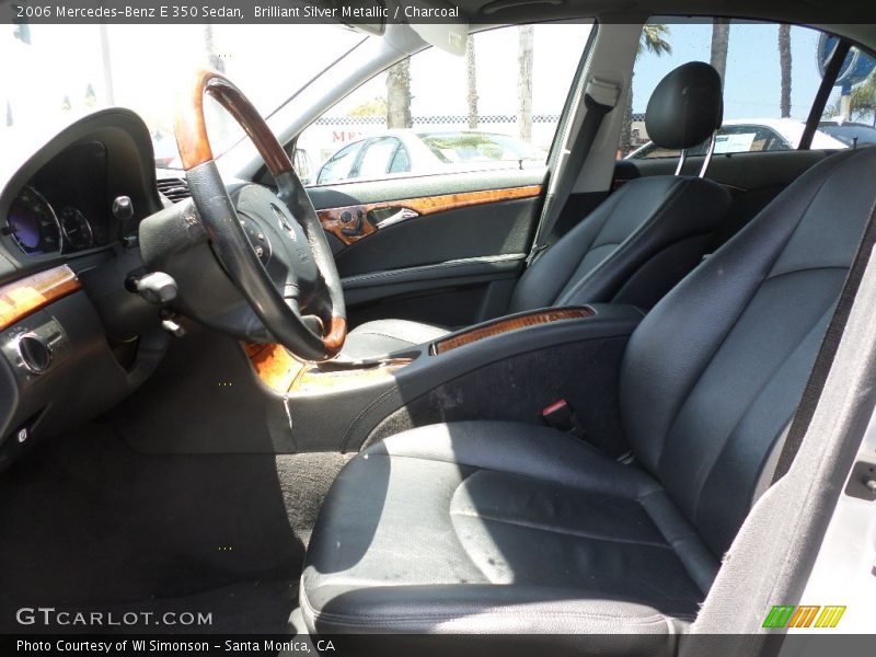 Brilliant Silver Metallic / Charcoal 2006 Mercedes-Benz E 350 Sedan
