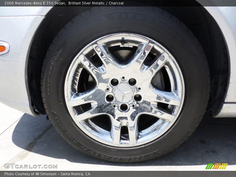 Brilliant Silver Metallic / Charcoal 2006 Mercedes-Benz E 350 Sedan