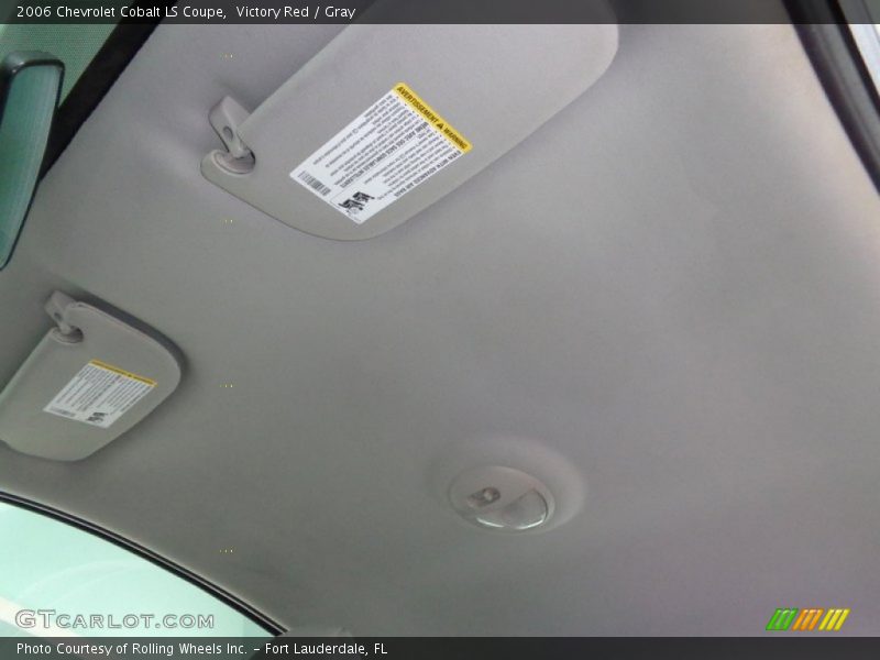 Victory Red / Gray 2006 Chevrolet Cobalt LS Coupe