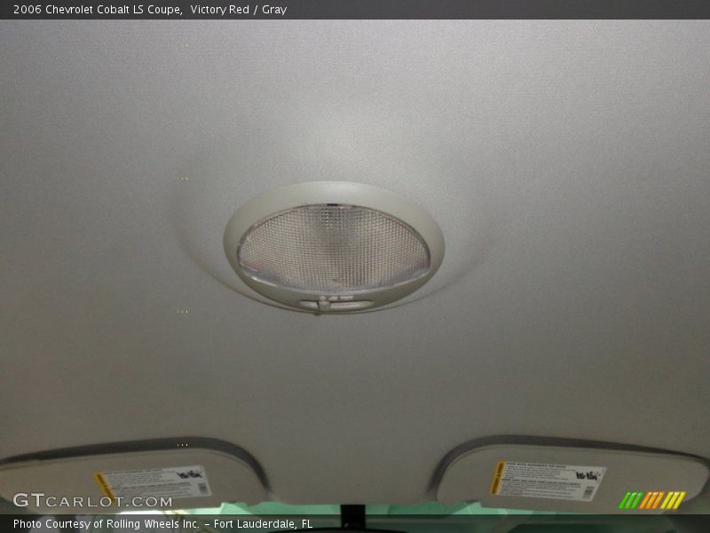 Victory Red / Gray 2006 Chevrolet Cobalt LS Coupe