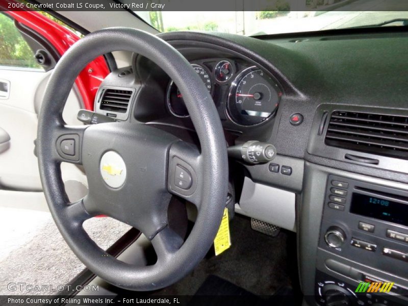 Victory Red / Gray 2006 Chevrolet Cobalt LS Coupe