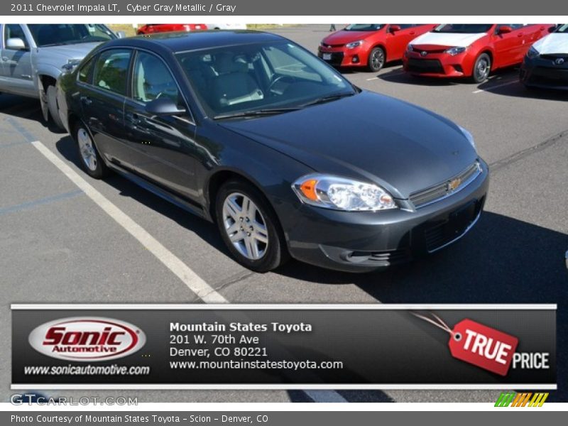 Cyber Gray Metallic / Gray 2011 Chevrolet Impala LT