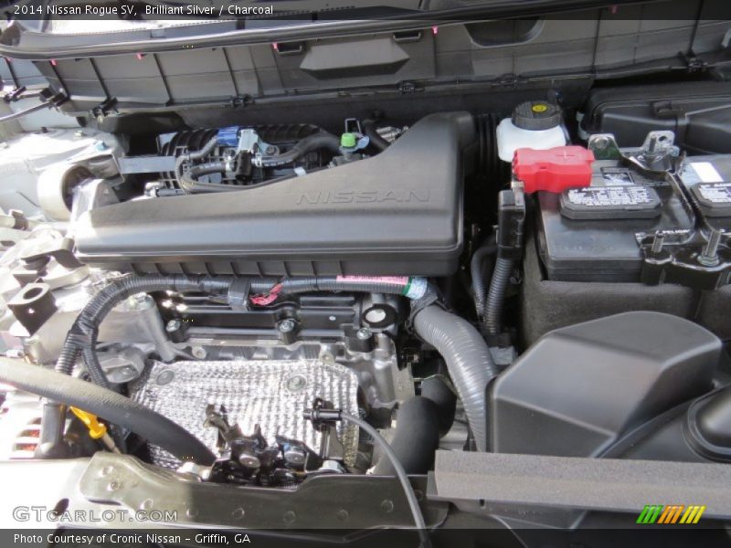 Brilliant Silver / Charcoal 2014 Nissan Rogue SV