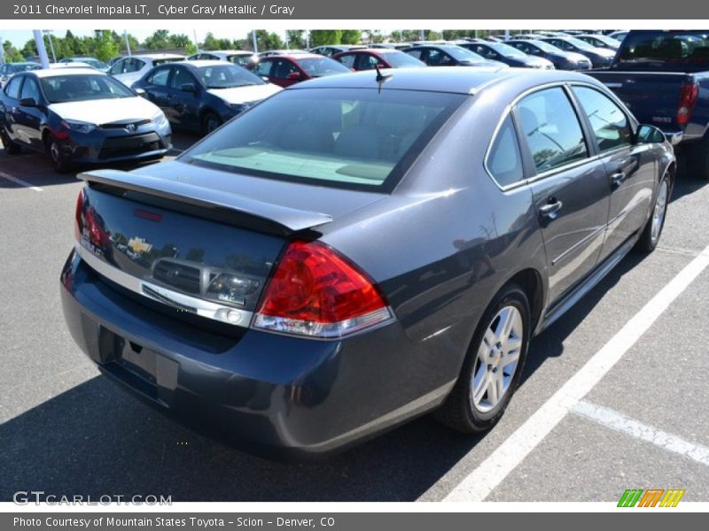 Cyber Gray Metallic / Gray 2011 Chevrolet Impala LT