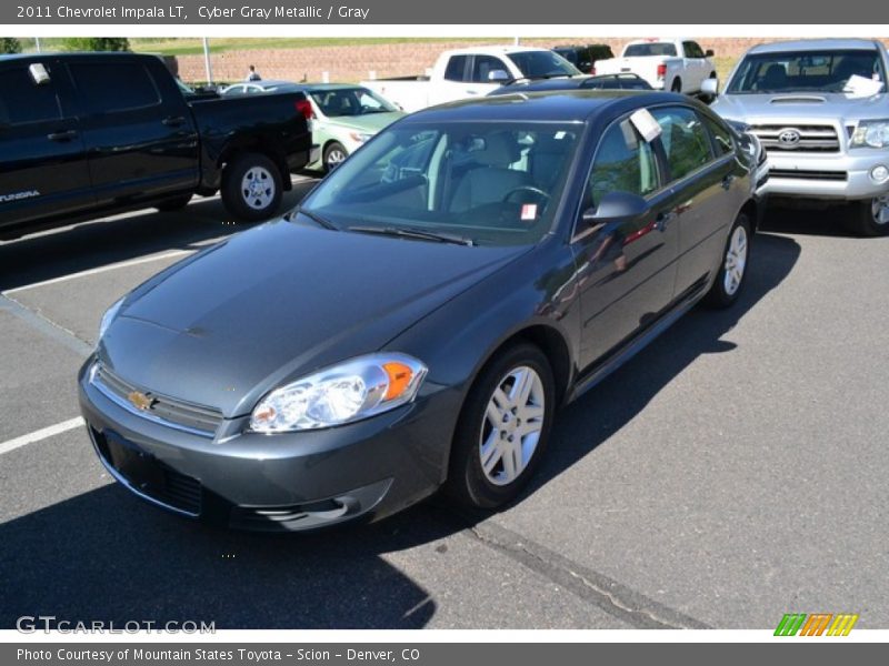 Cyber Gray Metallic / Gray 2011 Chevrolet Impala LT