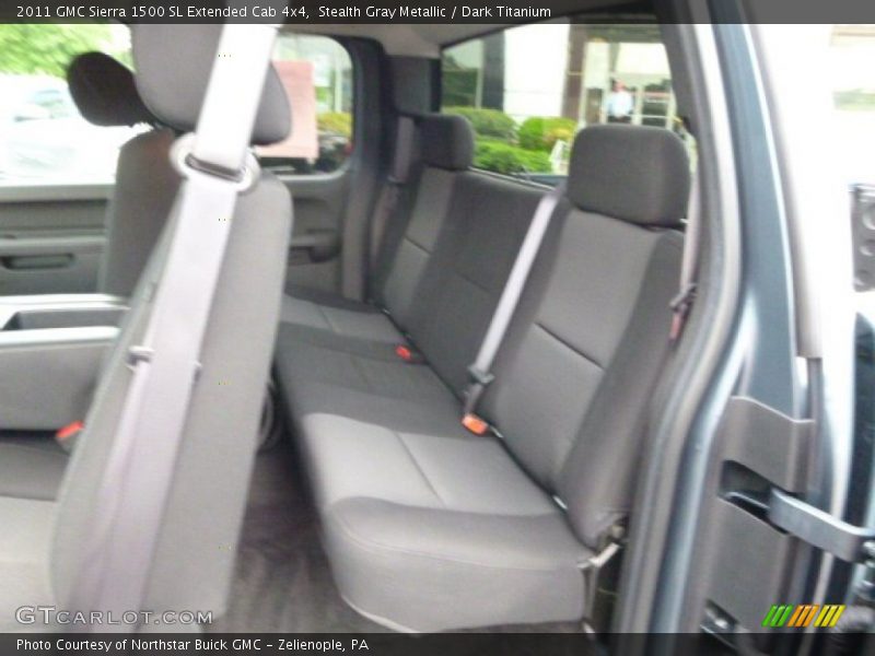 Stealth Gray Metallic / Dark Titanium 2011 GMC Sierra 1500 SL Extended Cab 4x4