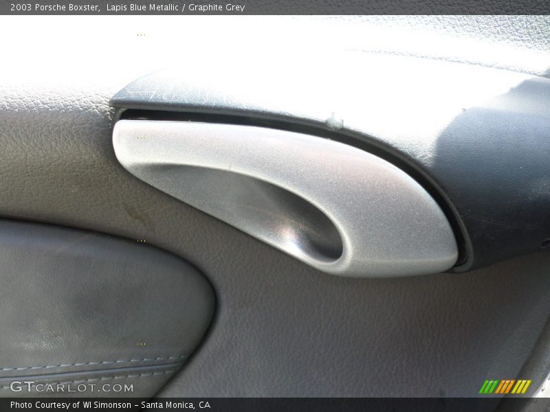 Lapis Blue Metallic / Graphite Grey 2003 Porsche Boxster