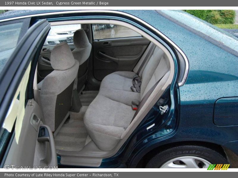 Cypress Green Metallic / Beige 1997 Honda Civic LX Sedan