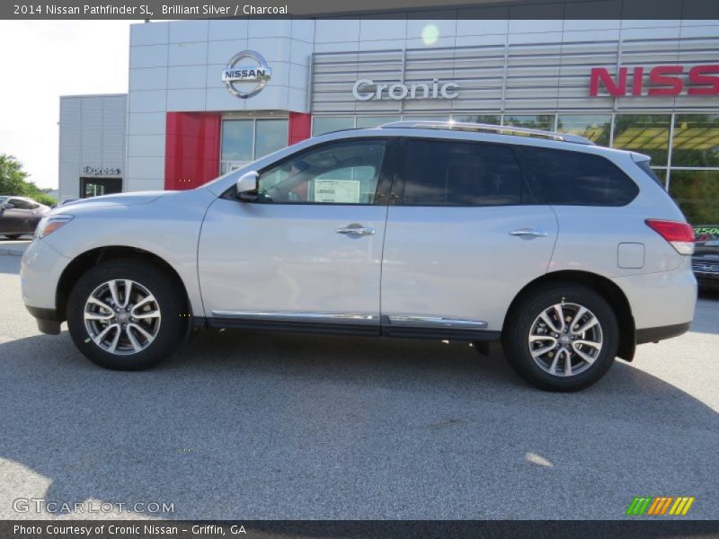 Brilliant Silver / Charcoal 2014 Nissan Pathfinder SL