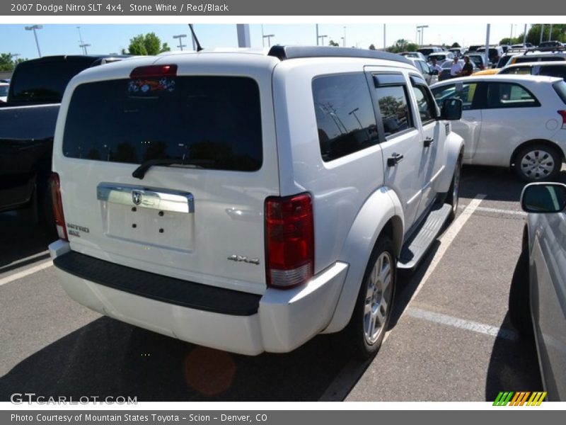 Stone White / Red/Black 2007 Dodge Nitro SLT 4x4