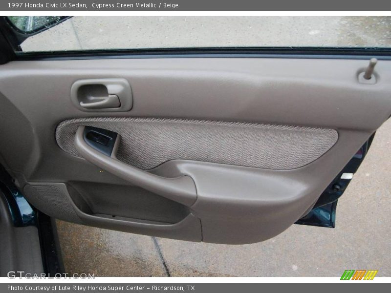 Cypress Green Metallic / Beige 1997 Honda Civic LX Sedan