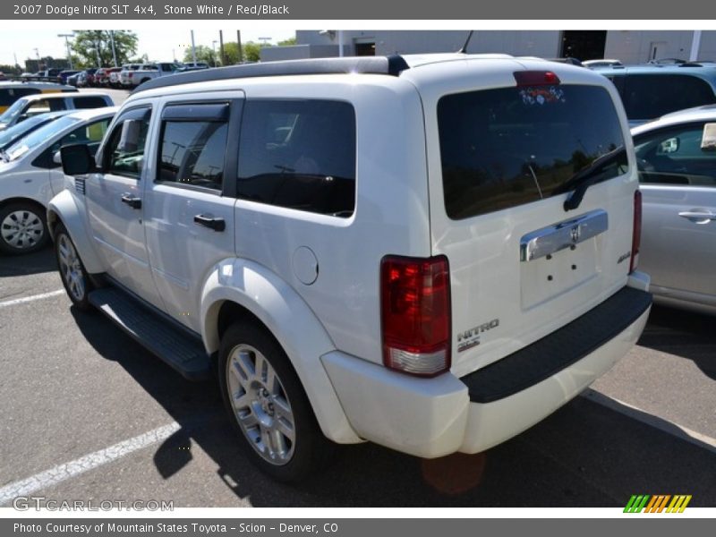 Stone White / Red/Black 2007 Dodge Nitro SLT 4x4