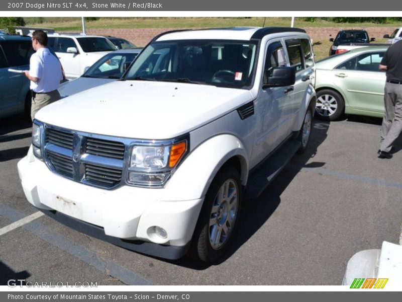 Stone White / Red/Black 2007 Dodge Nitro SLT 4x4
