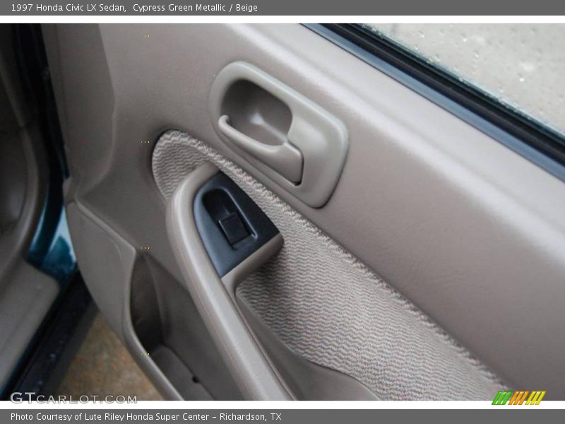 Cypress Green Metallic / Beige 1997 Honda Civic LX Sedan