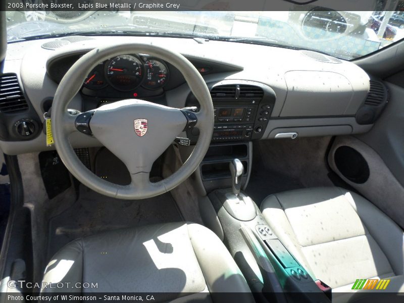 Lapis Blue Metallic / Graphite Grey 2003 Porsche Boxster